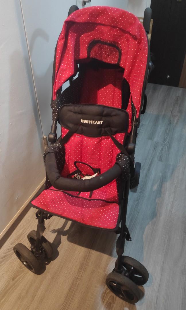 Merricart Tandem Stroller Babies Kids Going Out Strollers on Carousell
