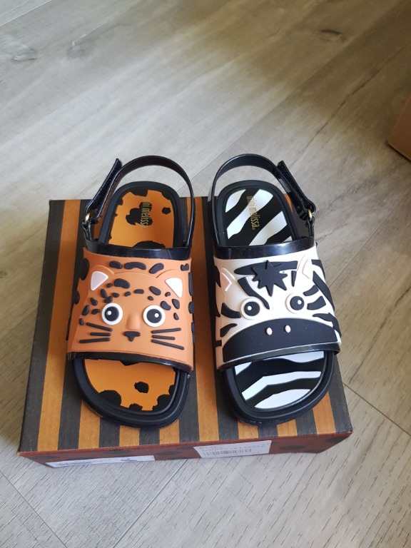 Mini Melissa Beach Slide Sandal Zoo SZ USA11 Assorted Designs
