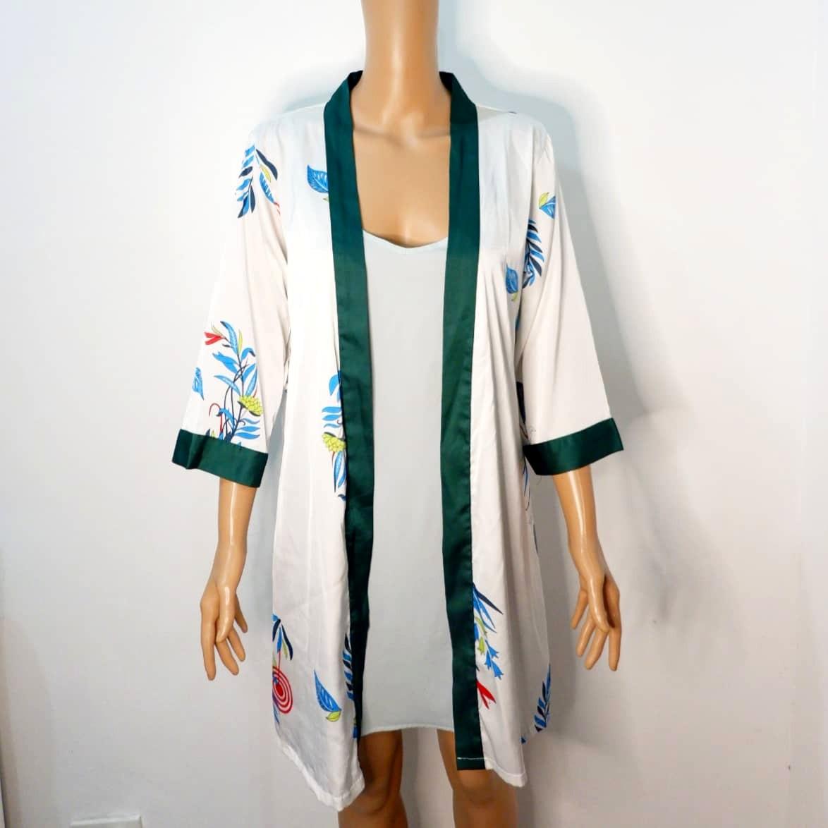 Mint Dress w Robe no lace |small (Category: Undergarments & Loungewear) located in Makati City. Submitted by hare.mnl (Listing ID 1100230749, Image 1). Description: SILK LINGERIE • good quality • korean product • brand new / pre-loved • size included in product name • flaws will be indicated and sample photo uploaded • gender: woman • item type: sleepwear • model number: N/A • fabric: silk/cotton • color: posted • size: listed above（Suitable for 