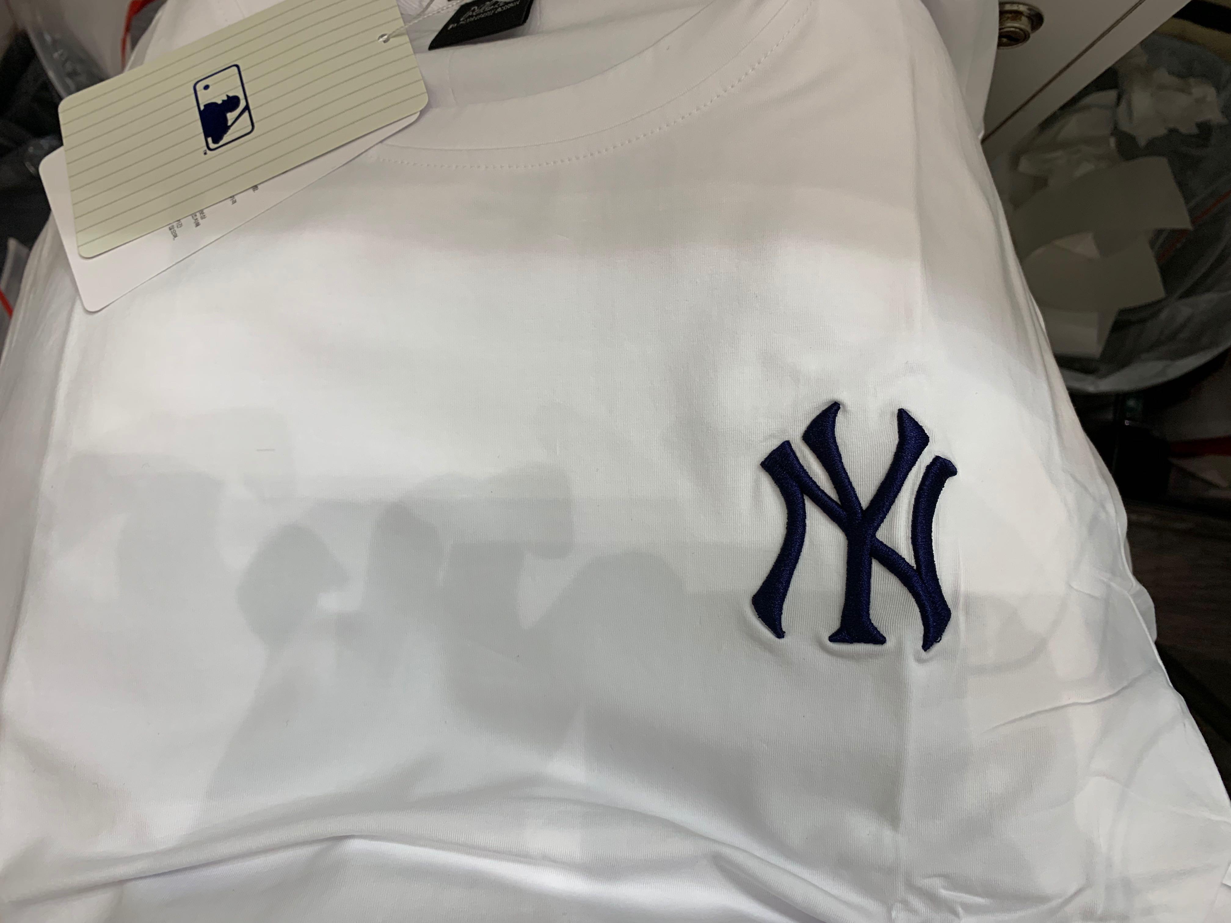 [CLEARANCE] 2 for $60 MLB Korea Embroidered Logo Cotton T-shirt