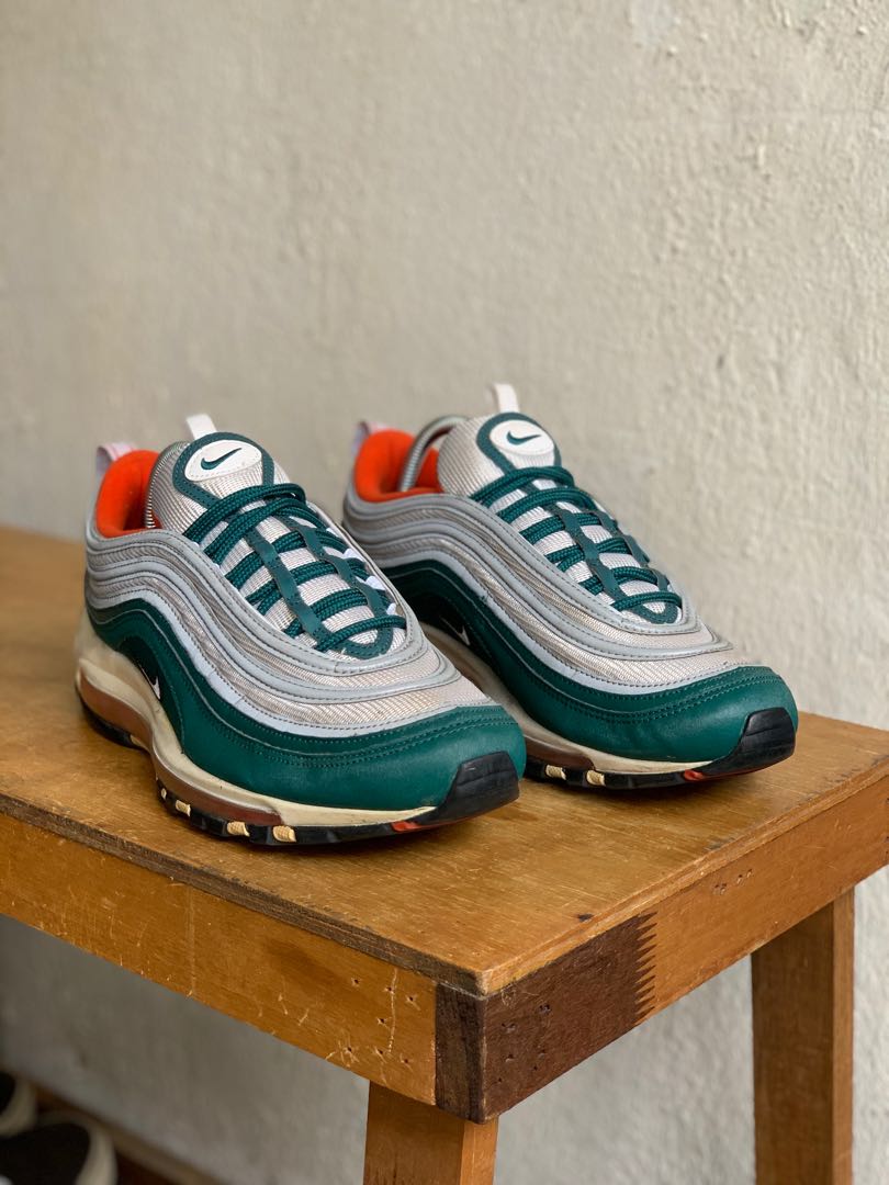 Nike air max 97 rainforest/white-team orange-black 18fa-i 2025