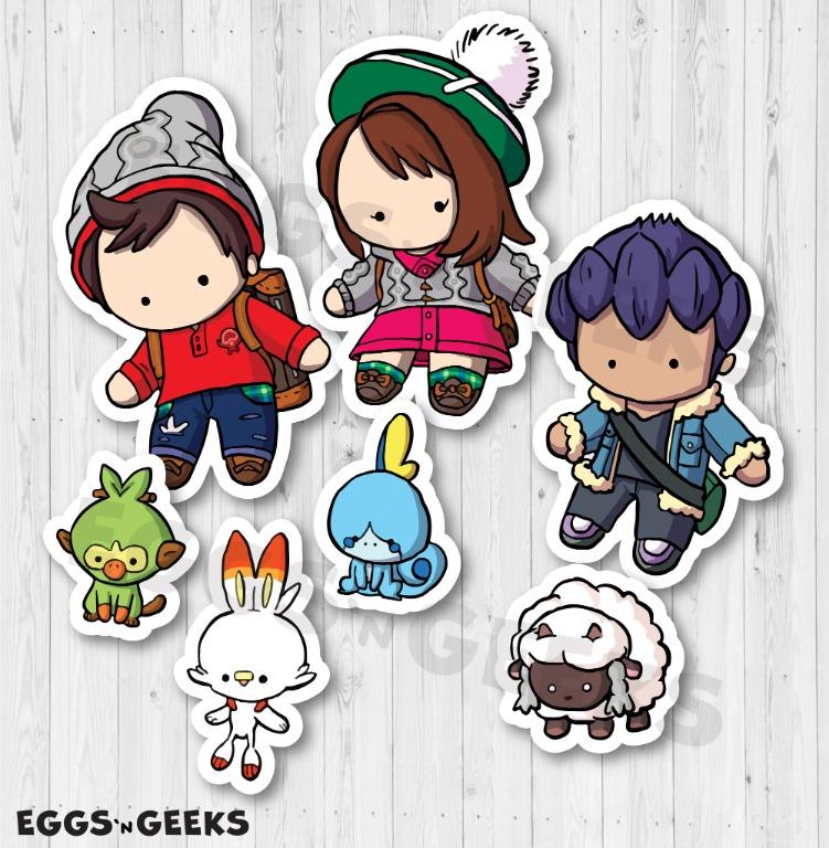 Pokemon Sword and Shield POP Stickers