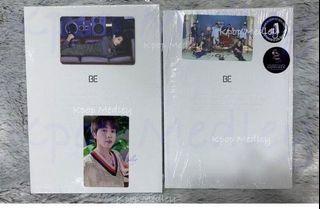 (ON HAND) BTS Sealed BE Deluxe, Unsealed BE Essential with Group/OT7 PC2, Jin BE Essential M2U Lucky Draw PC