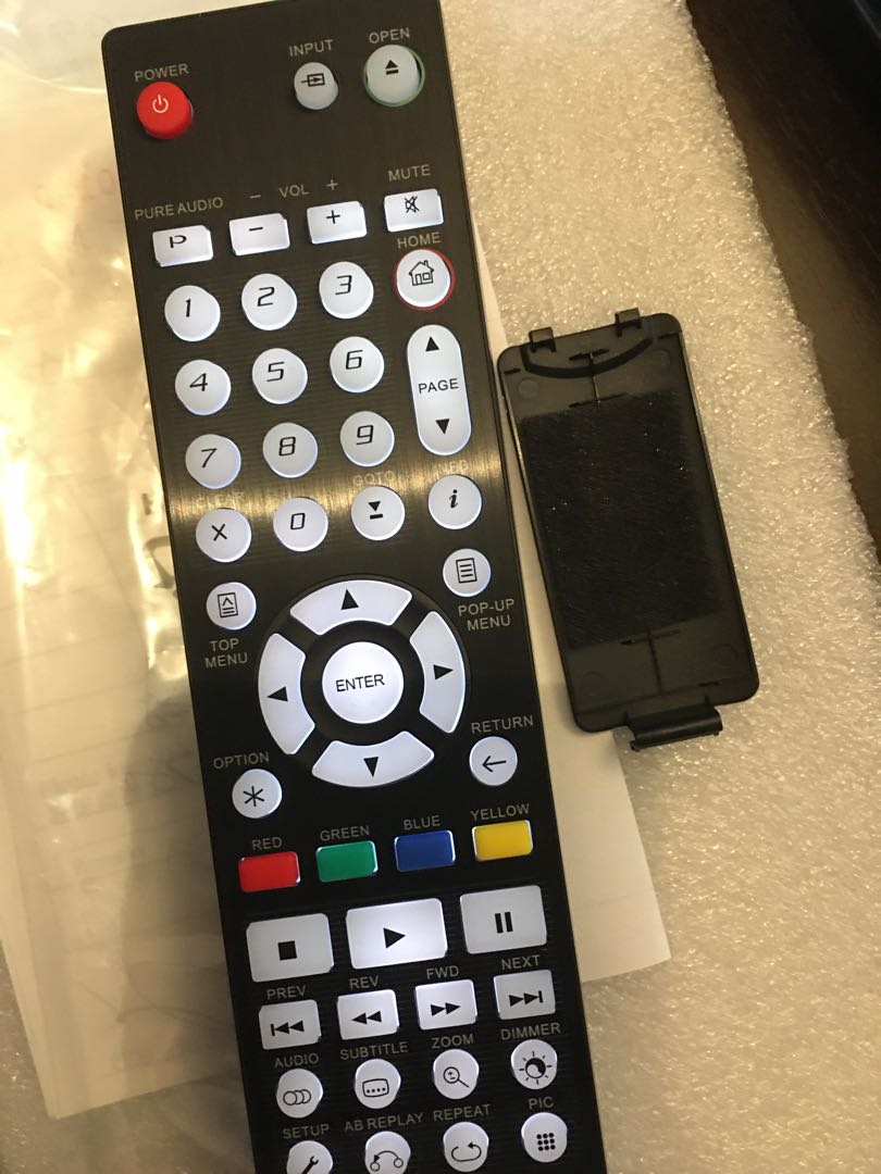OPPO bluray player remote 藍光機遙控, 家庭電器, 電視 & 其他娛樂, 藍光及播放器 Carousell