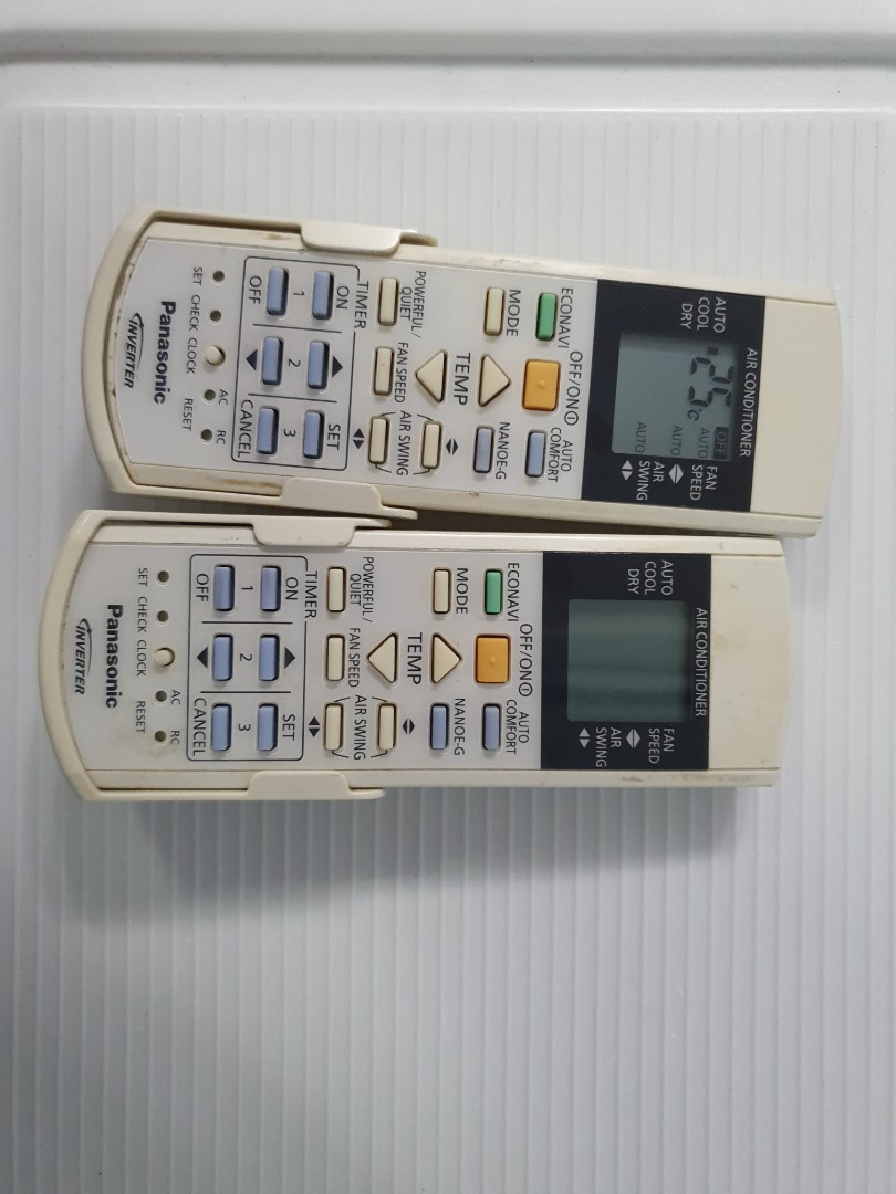 Panasonic inverter air conditioner remote control 4208, TV & Home