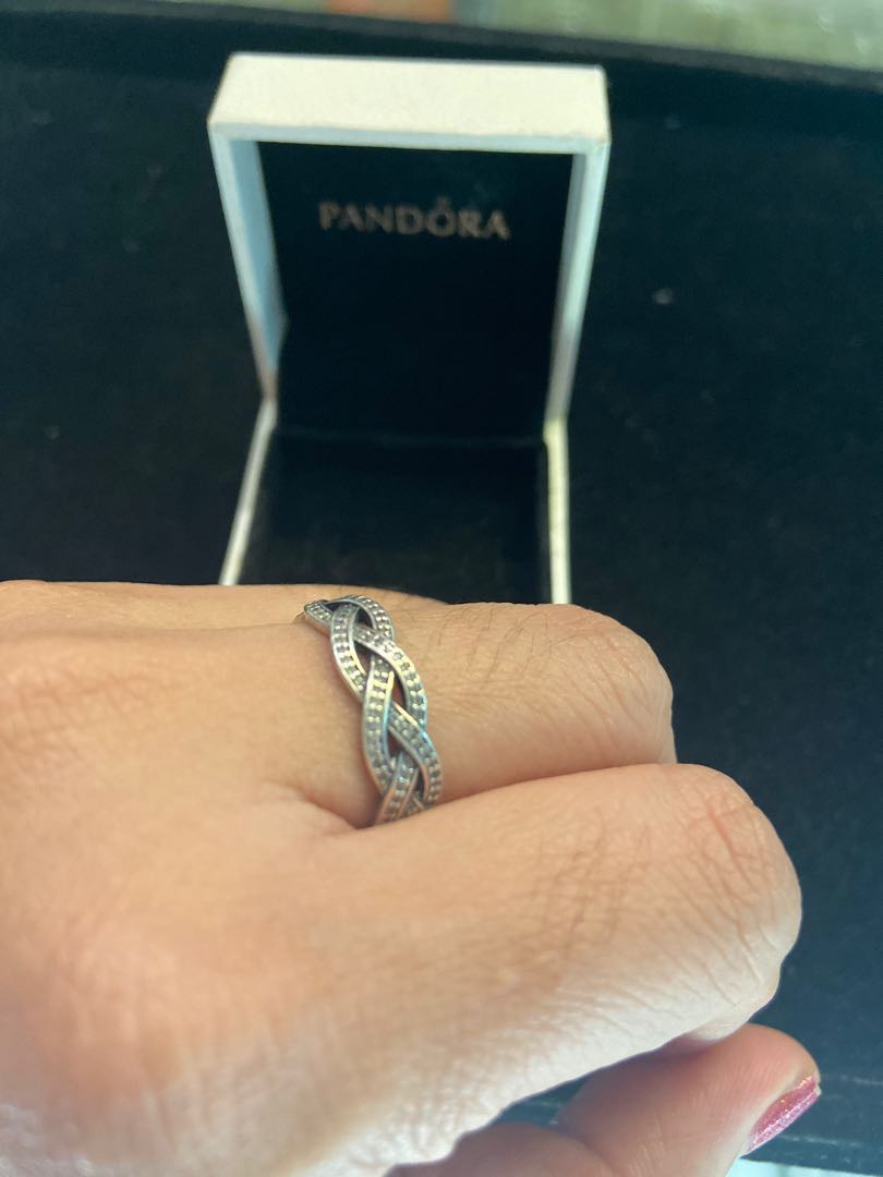 Braided hotsell pandora ring