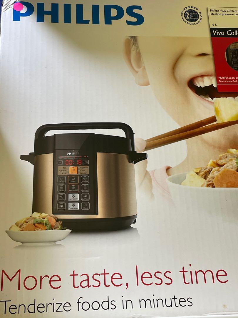 Philips HD 2139 6L Pressure Cooker TV Home Appliances Kitchen Appliances Cookers on Carousell