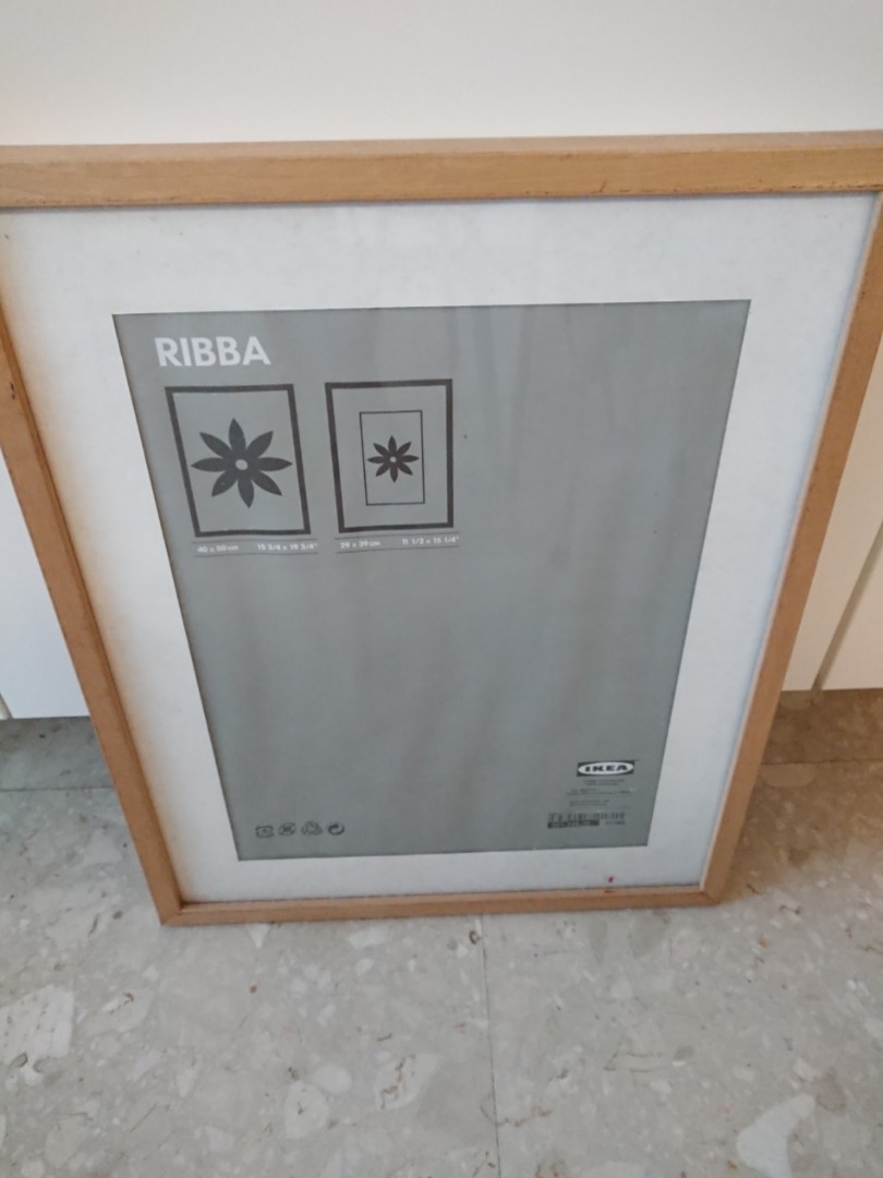 Picture frame, 40x50, Ikea Ribba, Furniture & Home Living, Home Decor