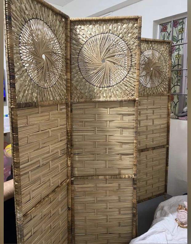 Rattan Divider, Furniture & Home Living, Home Decor, Other Home Decor