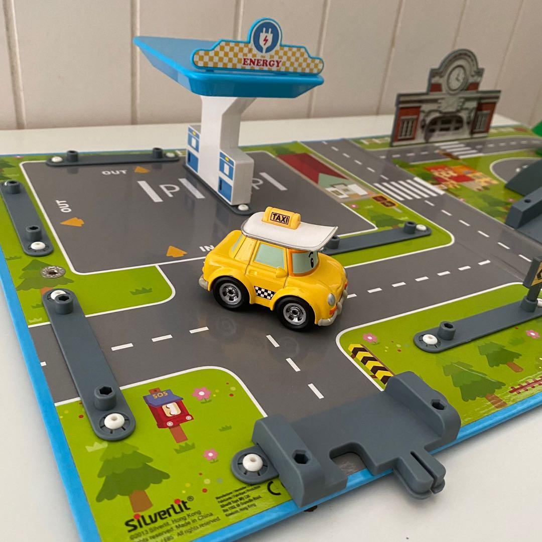 Robocar Poli brooms town map energy station, Hobbies & Toys, Toys ...