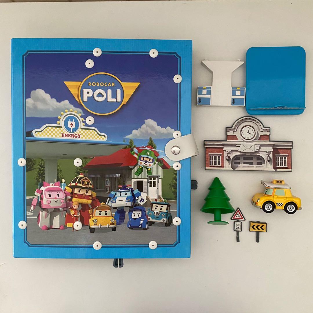 Robocar Poli brooms town map energy station, Hobbies & Toys, Toys ...