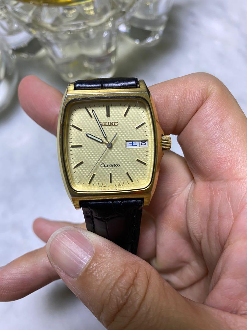 SEIKO Chronos 5H23-5110 Quartz Wrist Watch Japan, Luxury, Watches on  Carousell