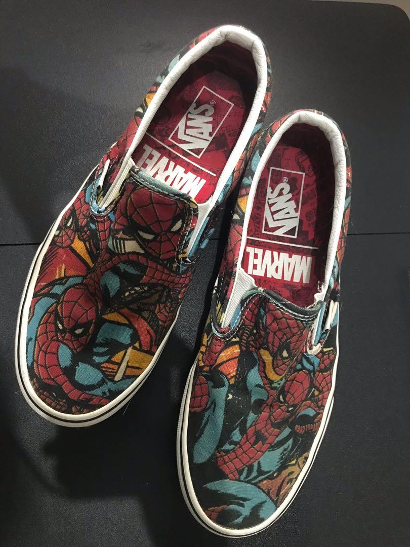 Sepatu vans shop marvel spider man