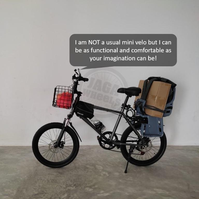 (SG Ready Stock) Mini Velo with front suspension and 7 speed, Sports ...