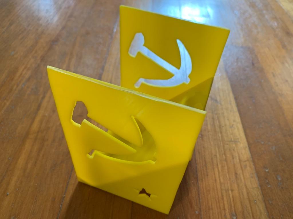 Soviet USSR item display frame CCCP logo hammer sickle phone holder ...