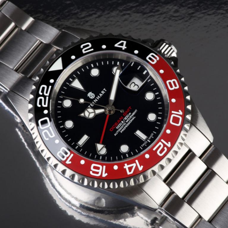 Steinhart Ocean One 39 GMT Black Red Ceramic 2