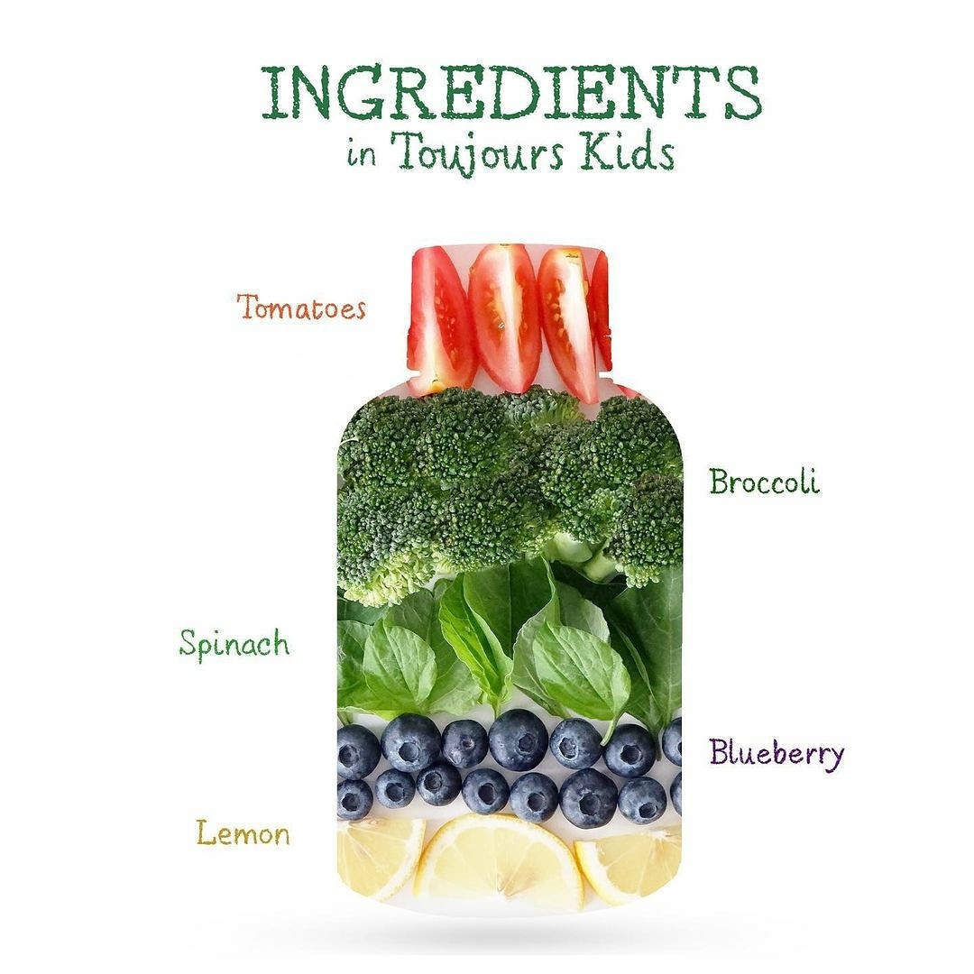 Toujours Kids Fruit Vegetable Blend Health Nutrition Health Supplements Health Food Drinks Tonics On Carousell
