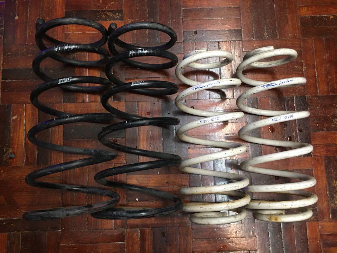Toyota Vios TRD TTE lowering spring, Auto Accessories on Carousell