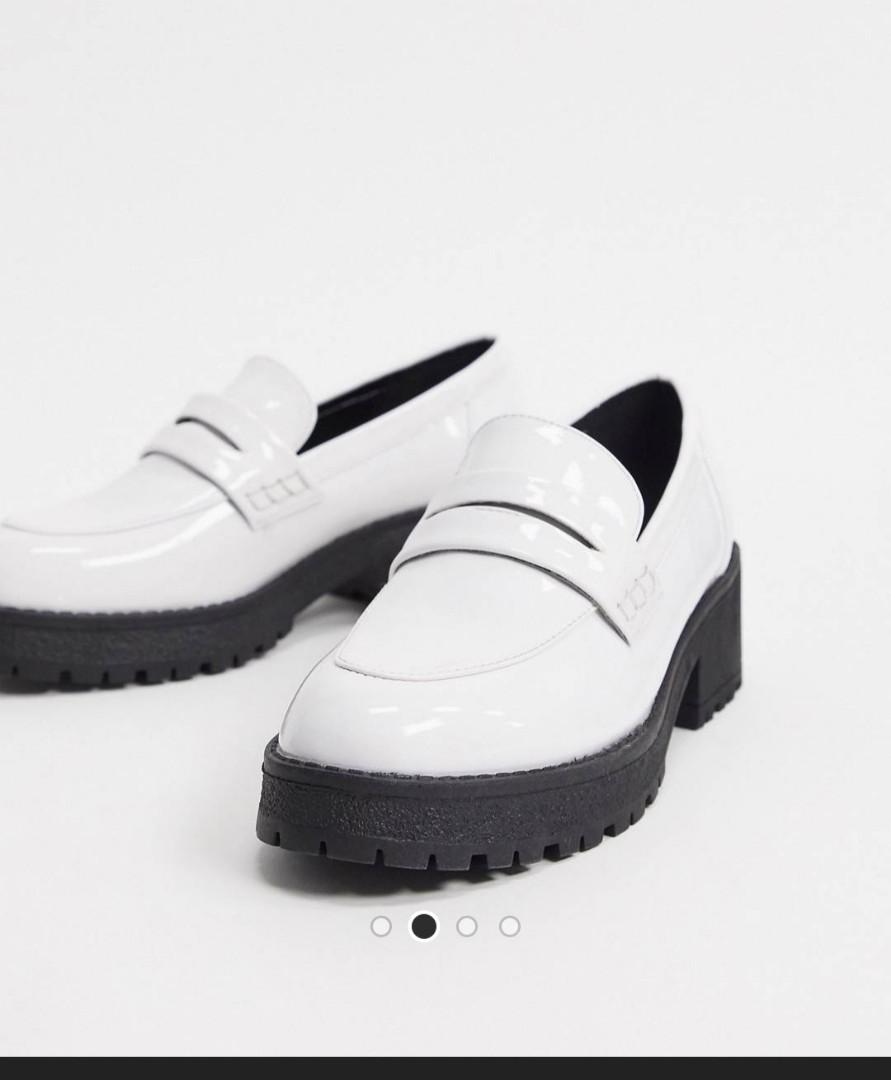 Chunky wide fit discount loafers