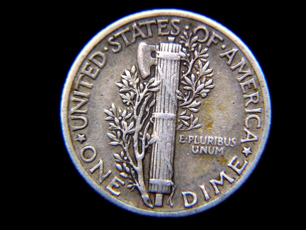 銀幣-United States-1941年美國希臘神話通商之神(Mercury/Hermes)團結箭群徽壹毫(Silver Dime)銀幣(太平洋戰爭時期),  興趣及遊戲, 收藏品及紀念品, 錢幣- Carousell