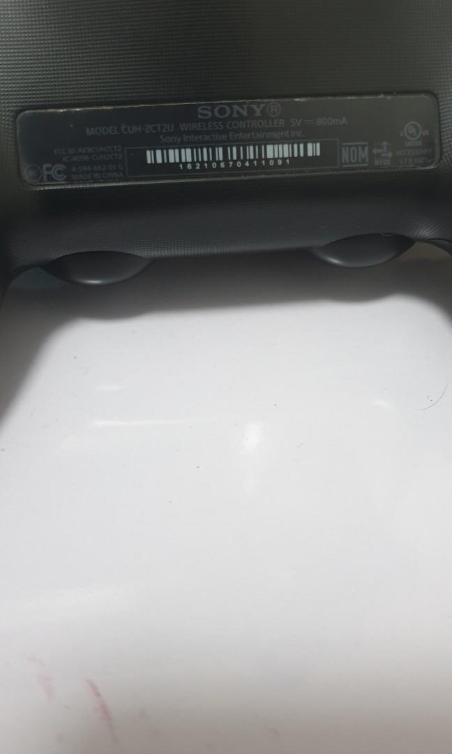 V2 Playstation 4 Controller (Sony Playstation) (Category: Controllers) located in Quezon City. Submitted by itemsforadoption (Listing ID 1100321717, Image 3). Description: Rfs: The pandemic is still on going even after a year. And I'm decluttering a lot of my purchases. Been impulse buying a lot. Standard Black V2 Controller. Has a drift issue that makes you go around in call of duty. Besides that the controller dosen't have any other issues. And