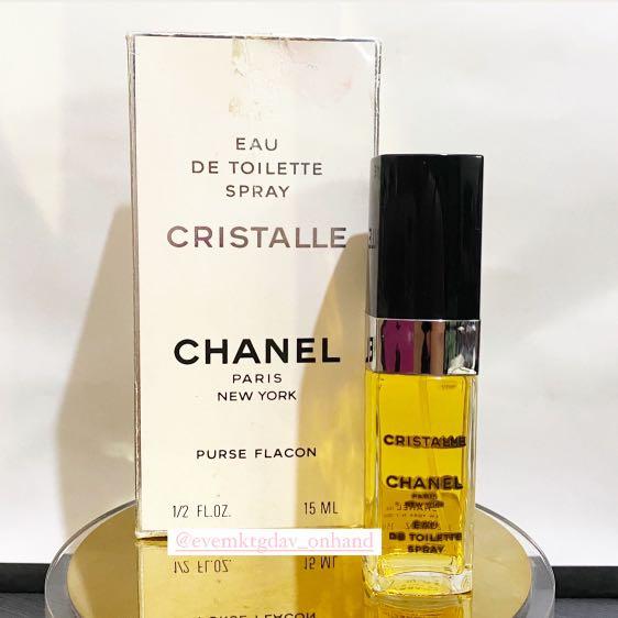Vintage Chanel Cristalle EDT 15ml Spray, Beauty & Personal Care