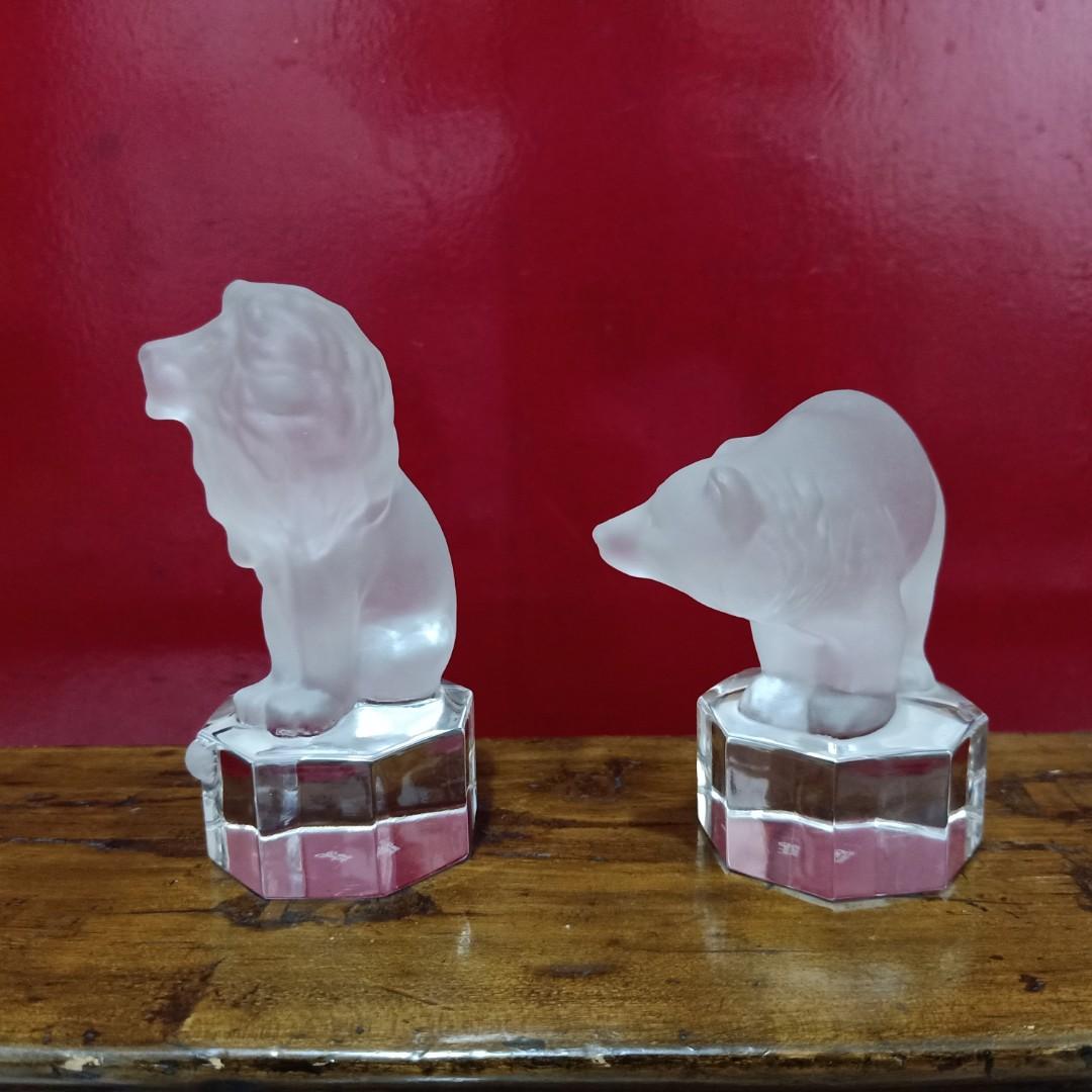Vintage Crystal Animal Figurines by Goebel, Hobbies & Toys, Memorabilia