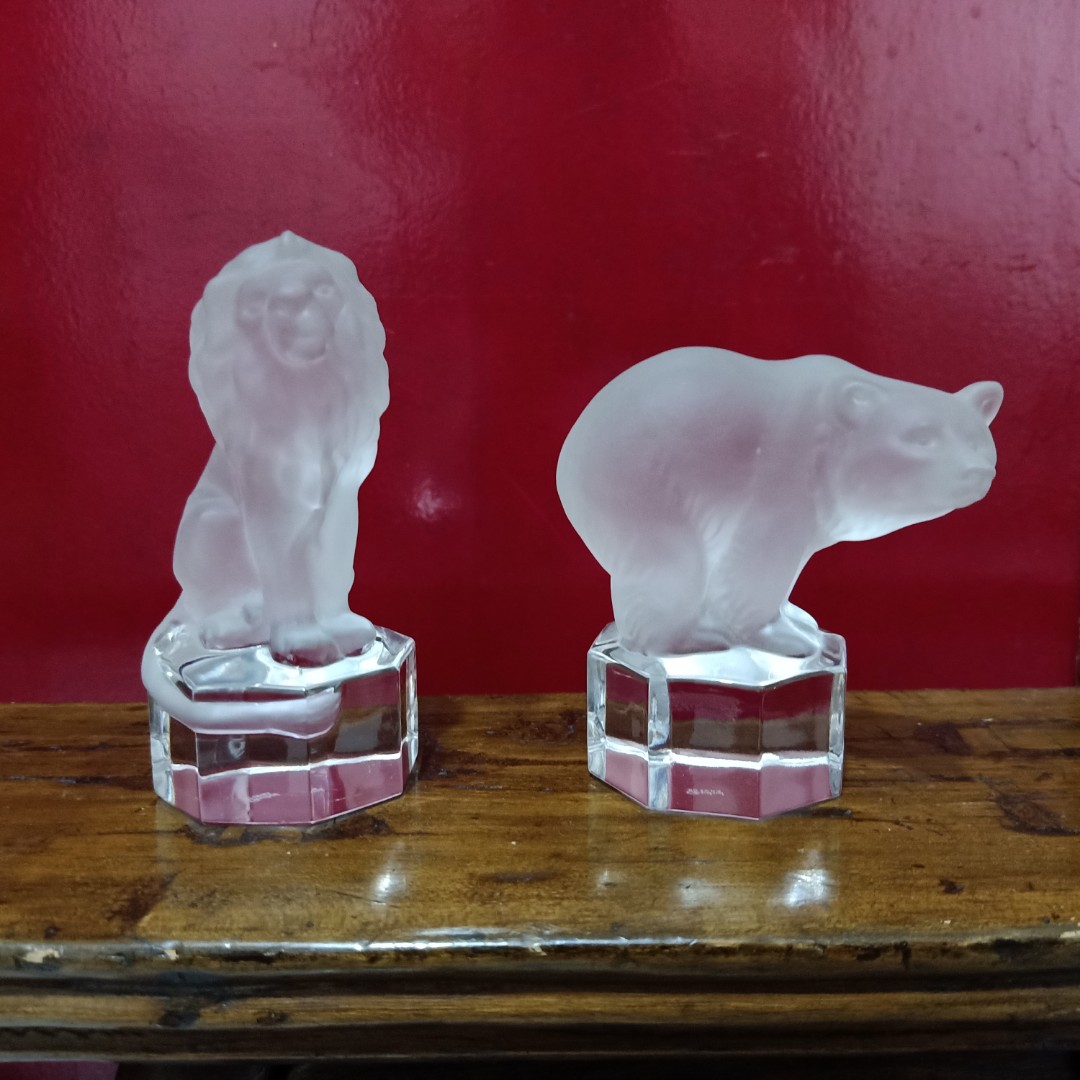 Vintage Crystal Animal Figurines by Goebel, Hobbies & Toys, Memorabilia
