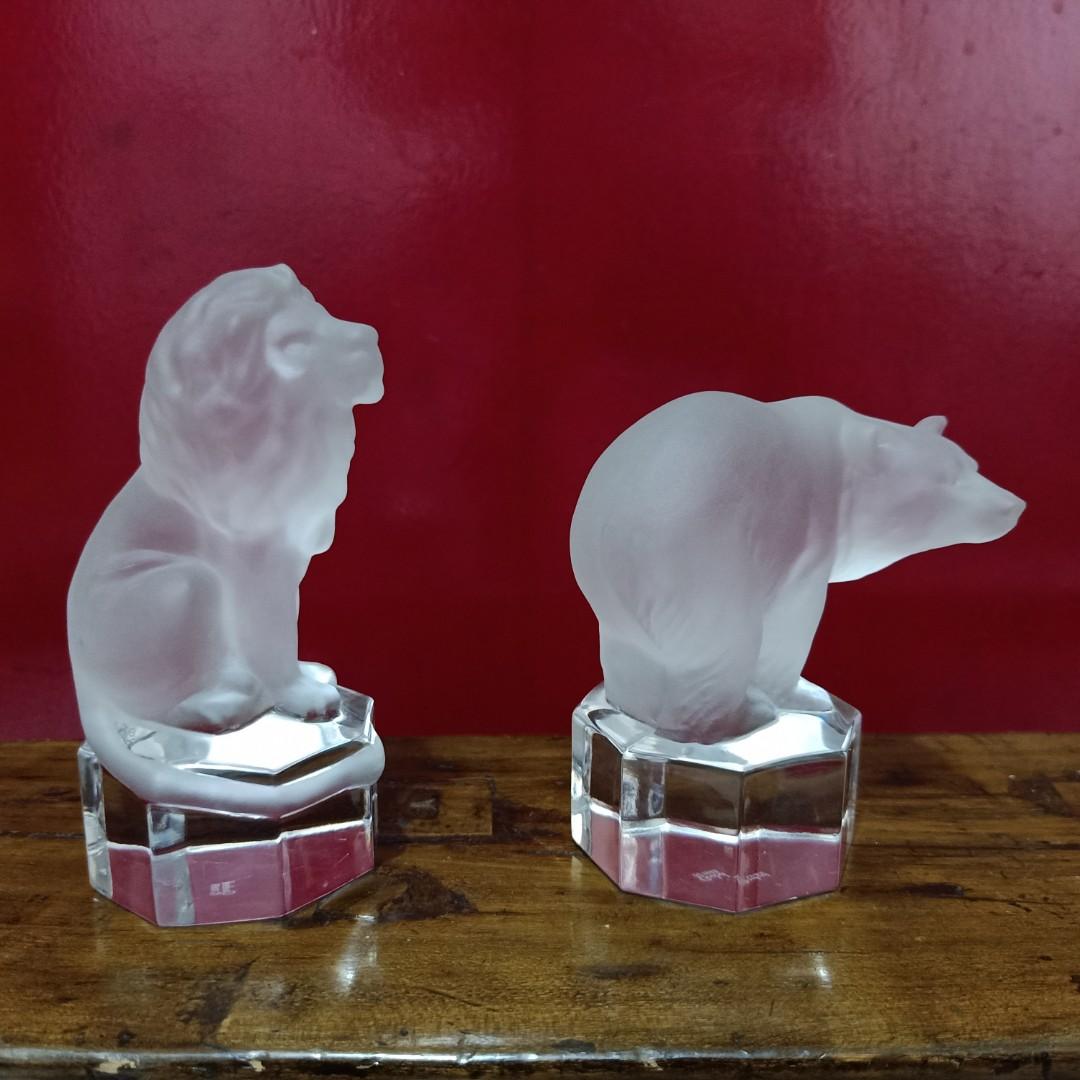 Vintage Crystal Animal Figurines by Goebel, Hobbies & Toys, Memorabilia