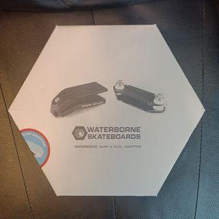 Waterborne surf +rail adapter for longboard and skateboard