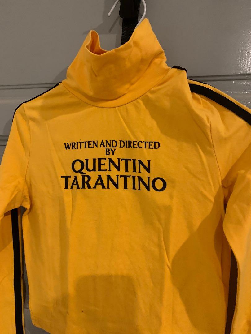 Quentin tarantino yellow crop top hot sale