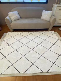 160 x 200 cm (5x6.5ft) Thick Non Slip Nordic Minimalist Carpet Area Rug