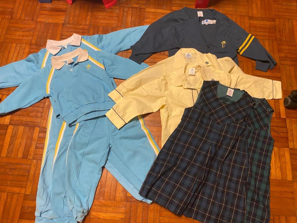 天主教教區幼稚園學校女生校服（聖安德肋，聖馬加利大，高主教....）+ 快樂小蜜蜂團服, 兒童＆孕婦用品, 嬰兒及小童流行時尚- Carousell