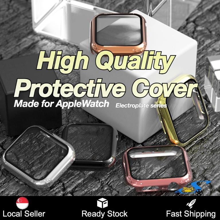 High Quality Electroplated Apple Watch T500 Protective Cover. Apple Watch Series 4 5 6 7 and SE.38mm 40mm 41mm 42mm 44mm 45mm Mobile Phones Gadgets Mobile Gadget Accessories Cases Sleeves on Carousell