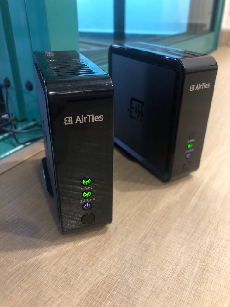 AirTies Wi-Fi Airi by Frontier Secure Smart Mesh Access Point 4920 2.4GHz 5GHz WPS Pack of 2 