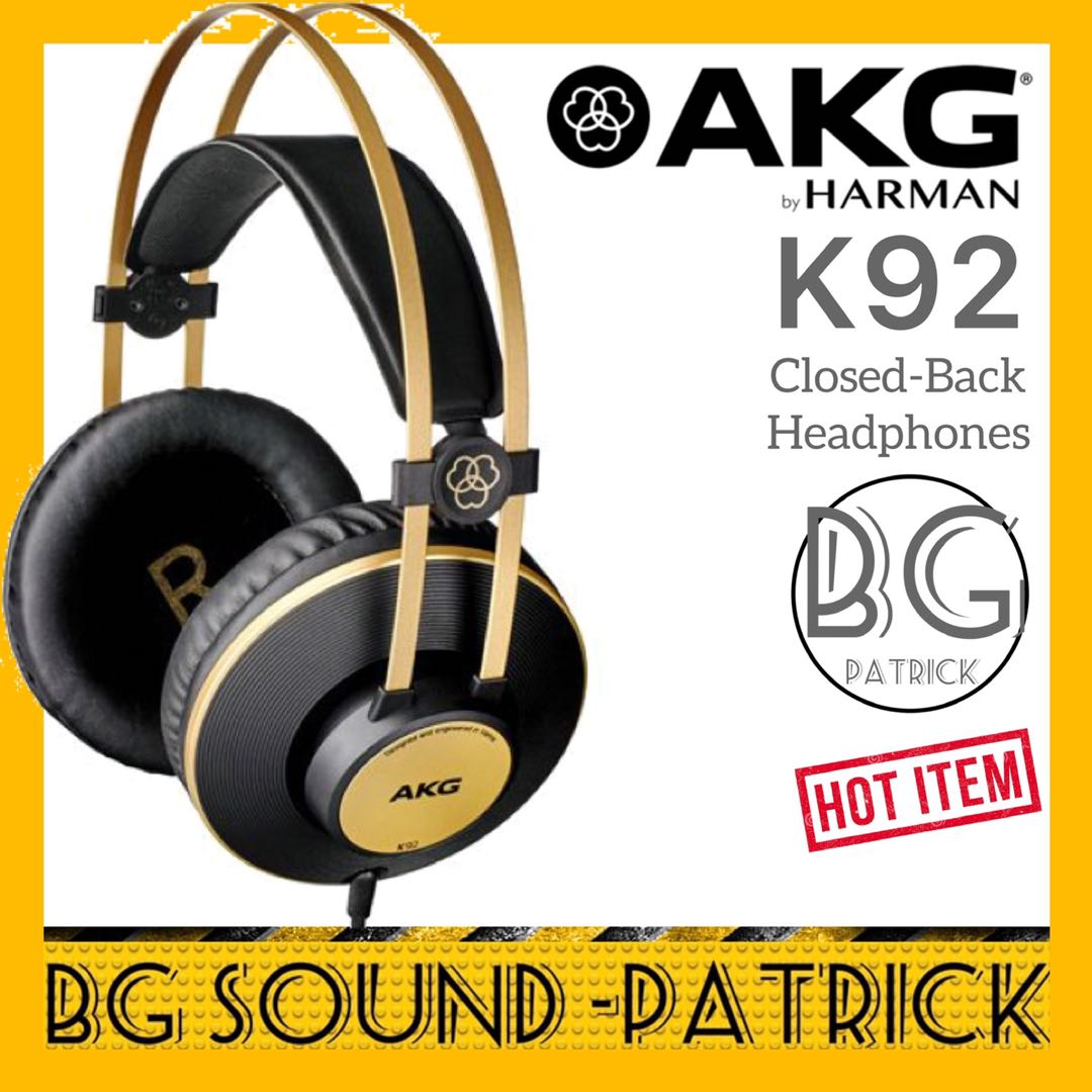 AKG K92, Audio, Headphones & Headsets on Carousell