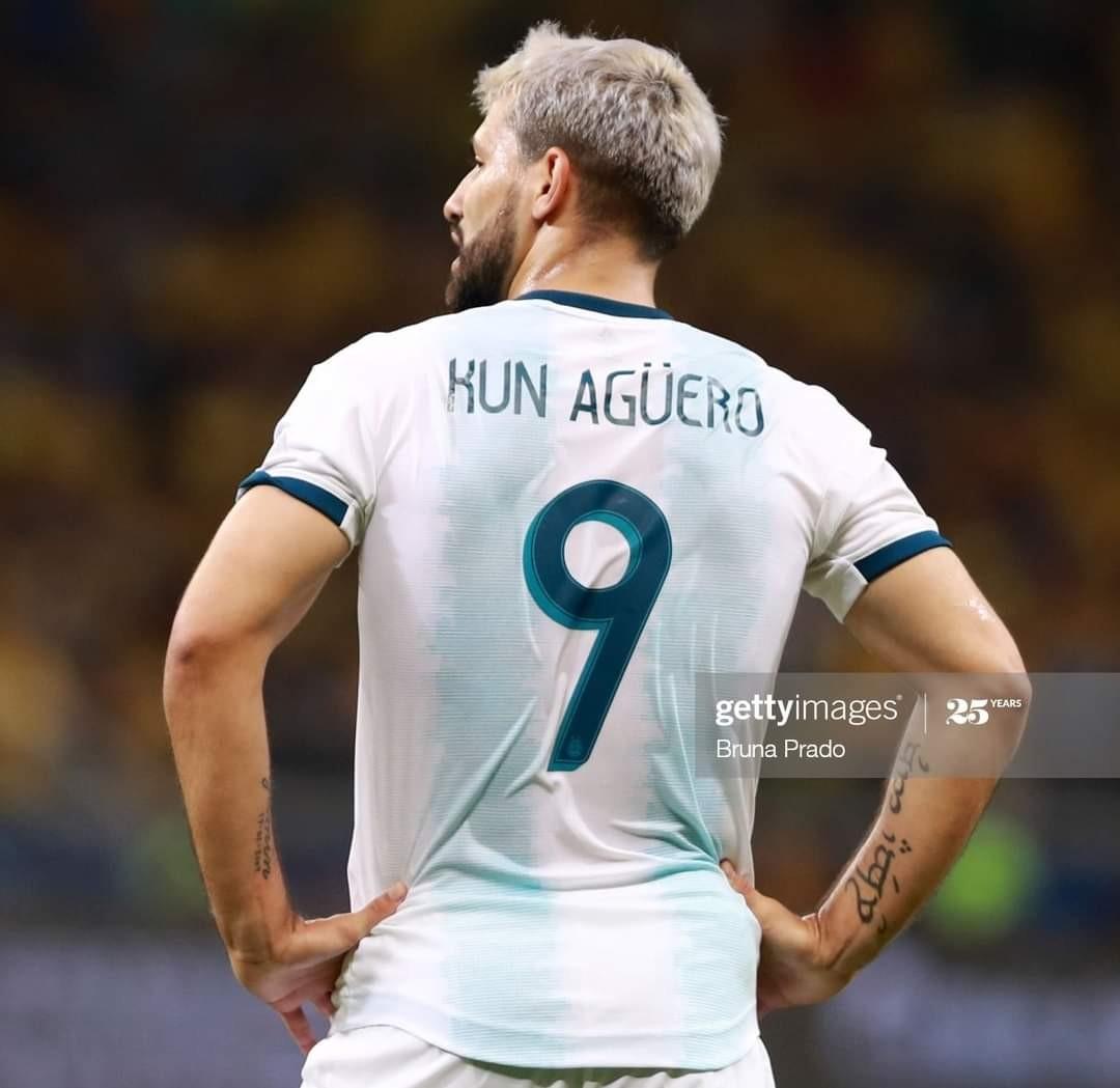 Kun aguero argentina jersey top