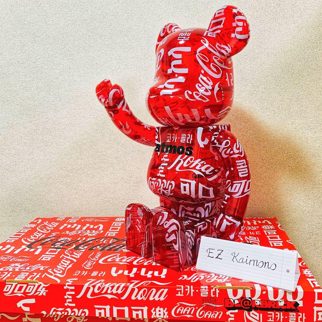 BE@RBRICK atmos × Coca-Cola CLEAR RED 1000%, Hobbies & Toys, Toys ...