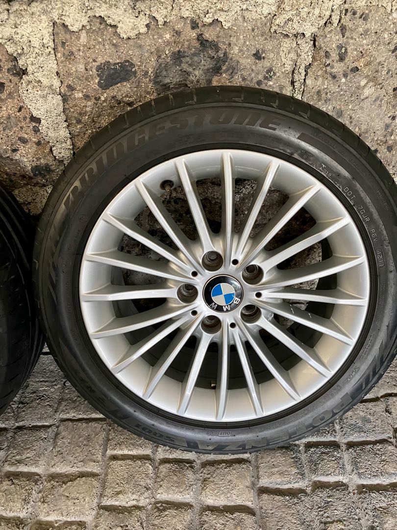 BMW Wheels Mags with Tires OEM F30, Car Parts & Accessories, Mags and ...