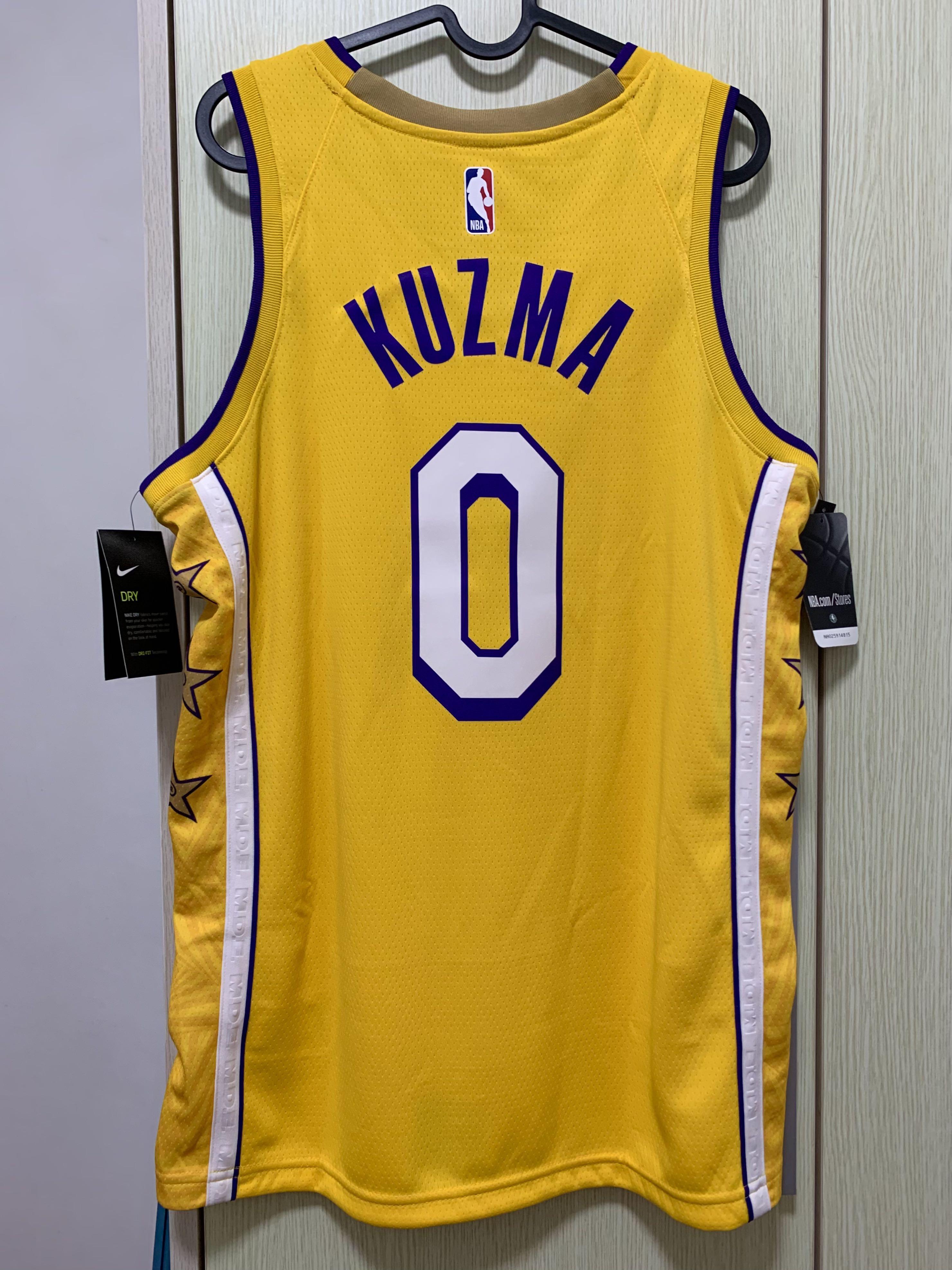 Kuzma jersey authentic discount