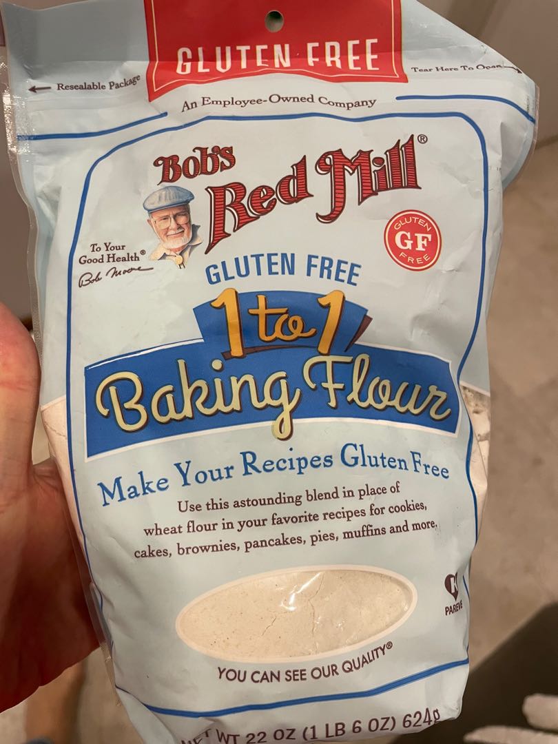 Bob’s red mill gluten free 1 to 1 baking flour, Food & Drinks, Packaged