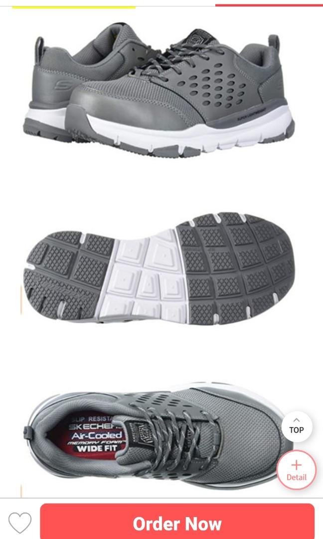 Brand New Skechers Alloy Toe safety shoe Men s Fashion Footwear