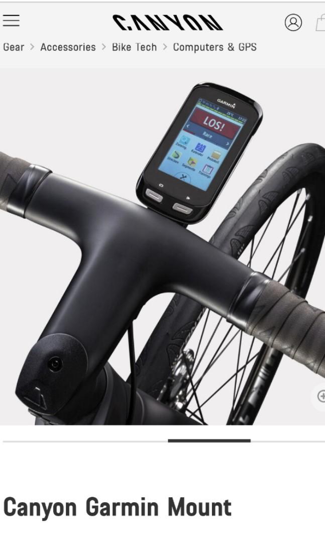 Canyon mtb hot sale garmin mount