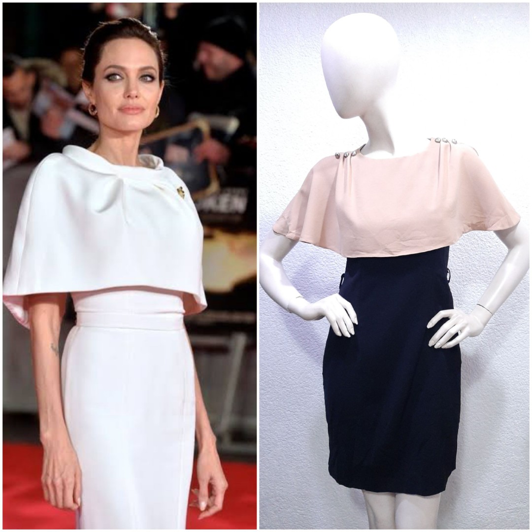 Givenchy top cape dress