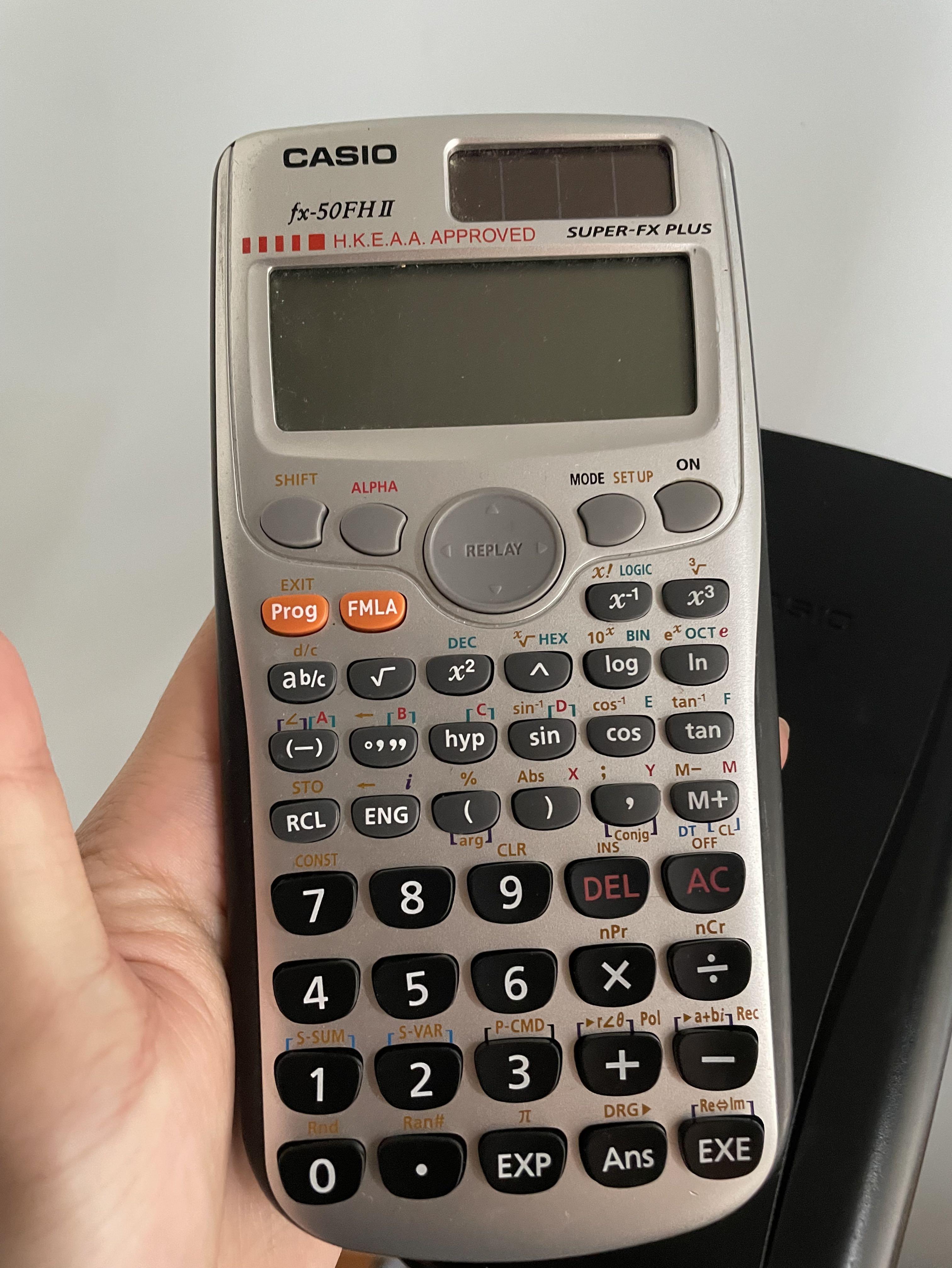 最新版Casio 計算機 ##中學生必備 #9成新, 興趣及遊戲, 手作＆自家設計, 文具 - Carousell