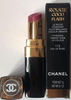 Chanel 透亮光感唇膏ROUGE COCO FLASH (112 Eau de Rose) 3g, 美容＆化妝品, 健康及美容- 皮膚護理,  化妝品- Carousell