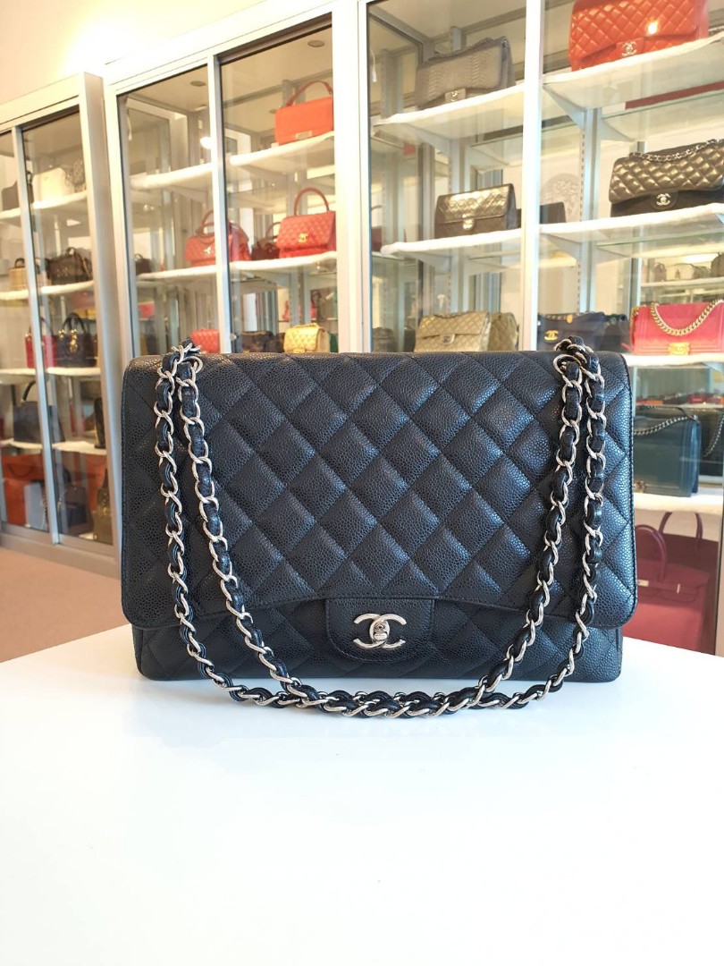 Chanel classic maxi single sales flap bag