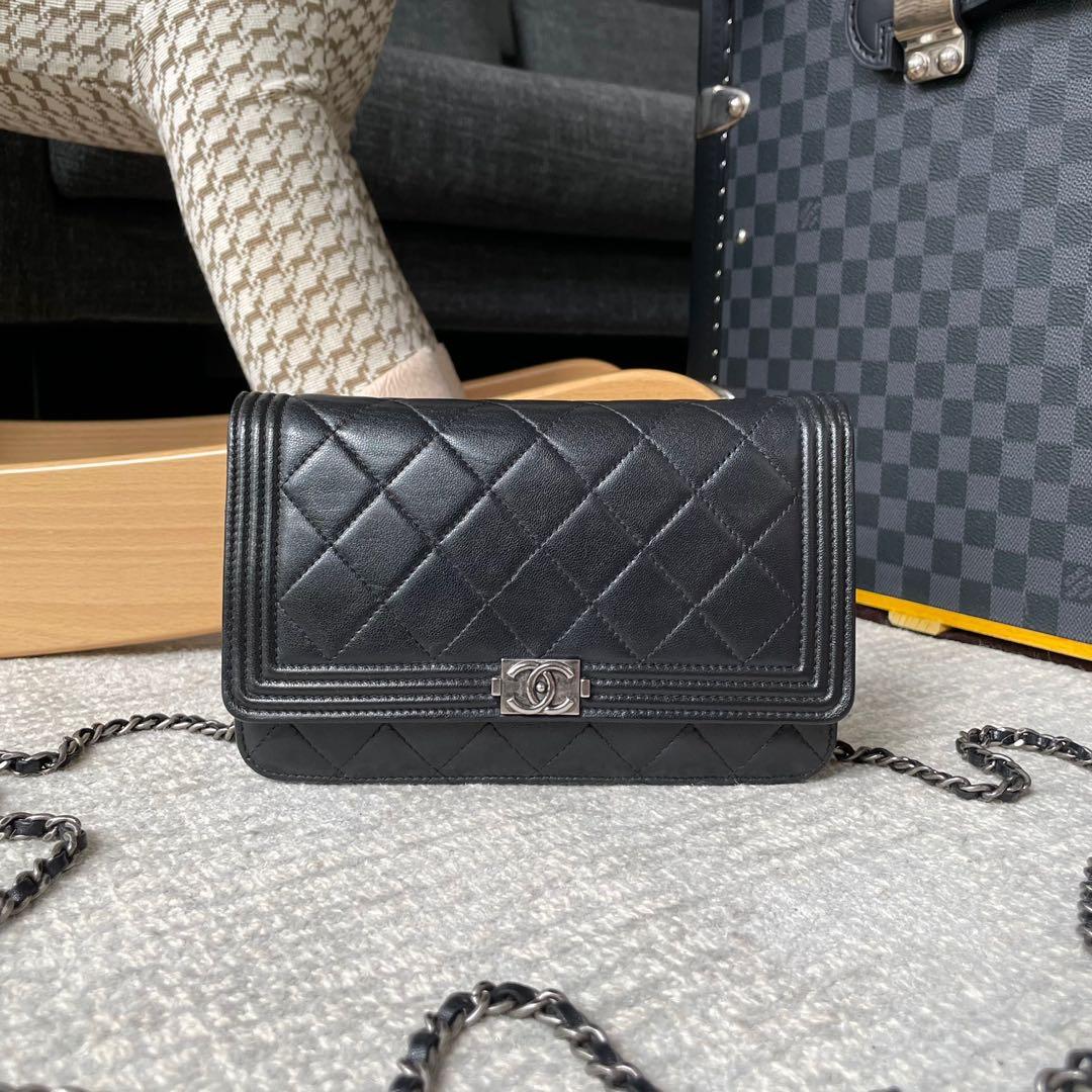 Chanel Le Boy Wallet on Chain WOC