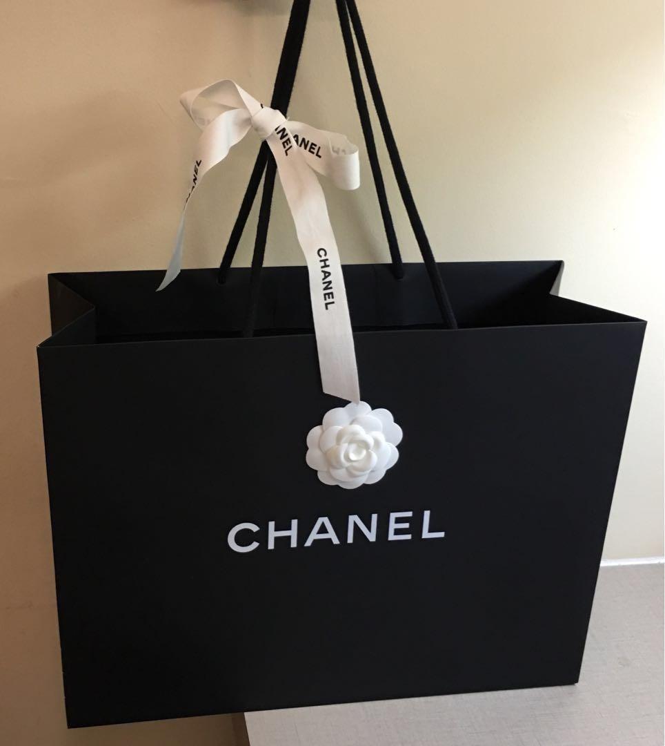 Chanel Paper Bag, Women's Fashion, Bags & Wallets, Tote Bags on