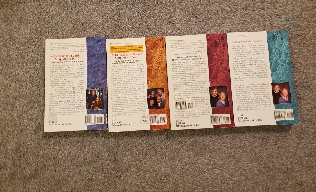 Chicken soup for the Soul Novel Classics set of 4 editions *Bundle price